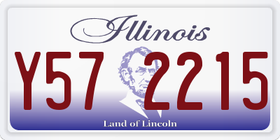 IL license plate Y572215