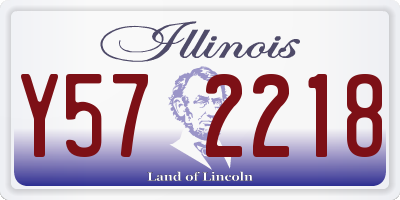 IL license plate Y572218