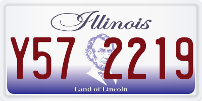 IL license plate Y572219