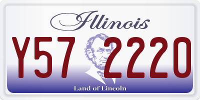 IL license plate Y572220