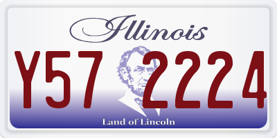 IL license plate Y572224