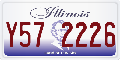 IL license plate Y572226