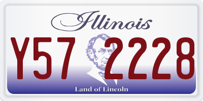 IL license plate Y572228