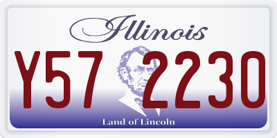 IL license plate Y572230