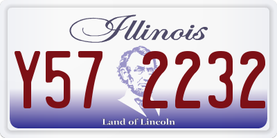 IL license plate Y572232