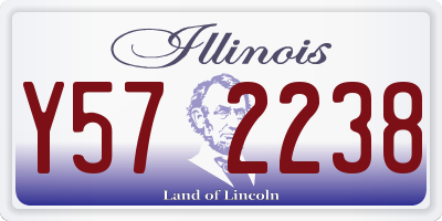 IL license plate Y572238
