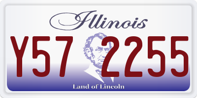 IL license plate Y572255