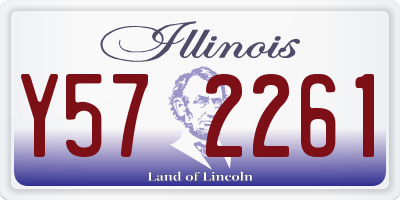 IL license plate Y572261