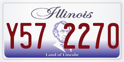 IL license plate Y572270