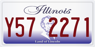IL license plate Y572271