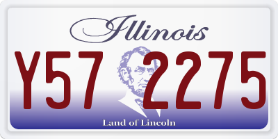 IL license plate Y572275