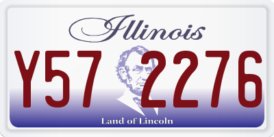 IL license plate Y572276
