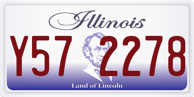 IL license plate Y572278