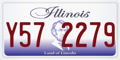 IL license plate Y572279