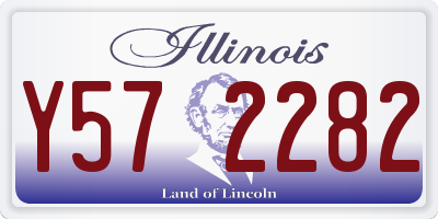 IL license plate Y572282