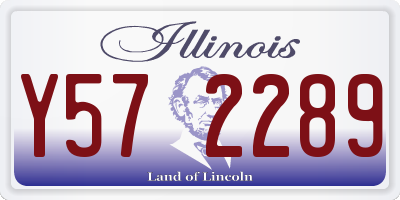 IL license plate Y572289