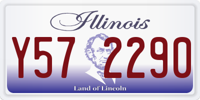 IL license plate Y572290