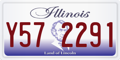 IL license plate Y572291