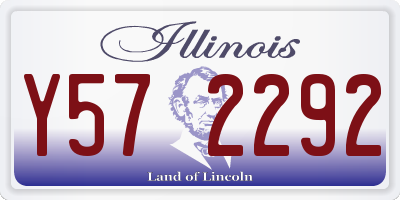 IL license plate Y572292