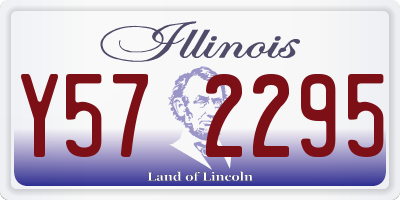 IL license plate Y572295