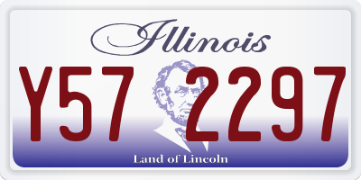 IL license plate Y572297