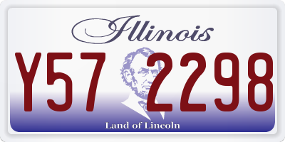 IL license plate Y572298