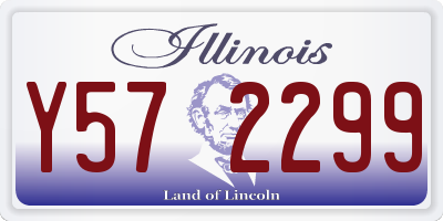 IL license plate Y572299
