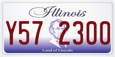 IL license plate Y572300