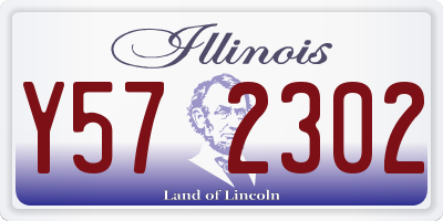 IL license plate Y572302