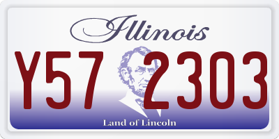 IL license plate Y572303