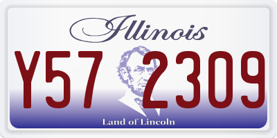 IL license plate Y572309