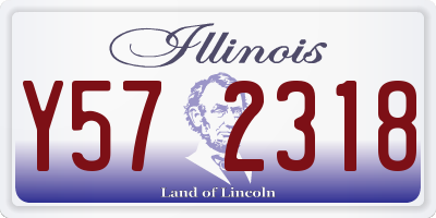 IL license plate Y572318