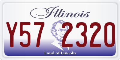 IL license plate Y572320