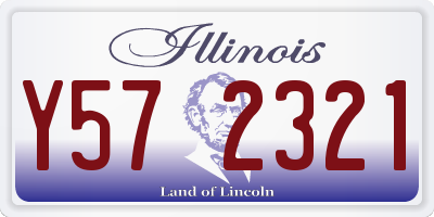 IL license plate Y572321