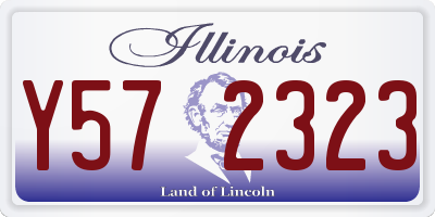 IL license plate Y572323