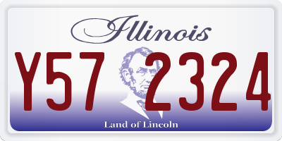 IL license plate Y572324