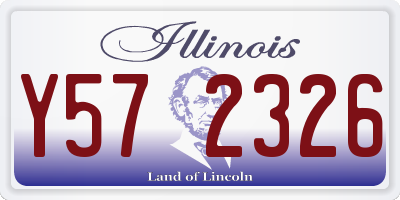 IL license plate Y572326