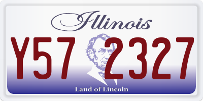 IL license plate Y572327
