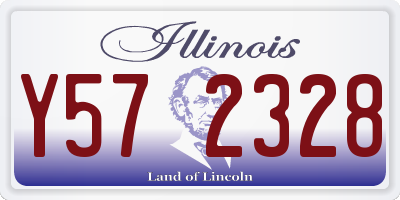 IL license plate Y572328