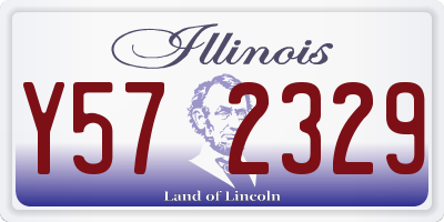 IL license plate Y572329
