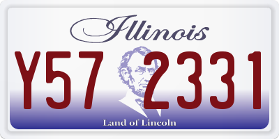 IL license plate Y572331