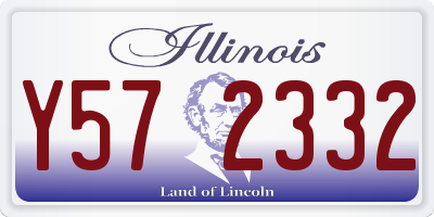 IL license plate Y572332
