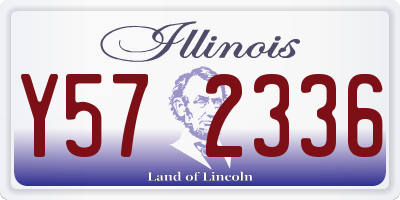 IL license plate Y572336