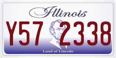 IL license plate Y572338