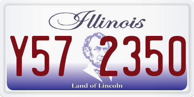 IL license plate Y572350