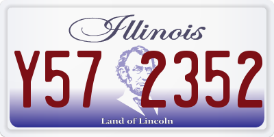 IL license plate Y572352