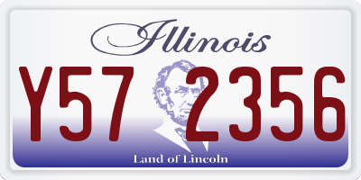IL license plate Y572356