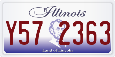IL license plate Y572363