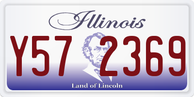 IL license plate Y572369