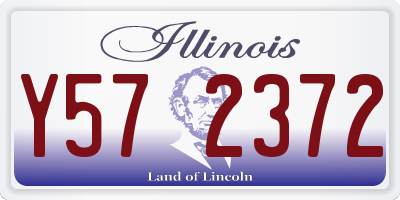 IL license plate Y572372